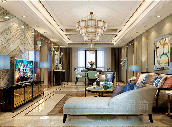 中国产操逼视频世纪江尚三室两厅168平装修设计效果欣赏